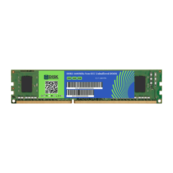 DDR3 1600MHz Non-ECC Unbuffered DIMM