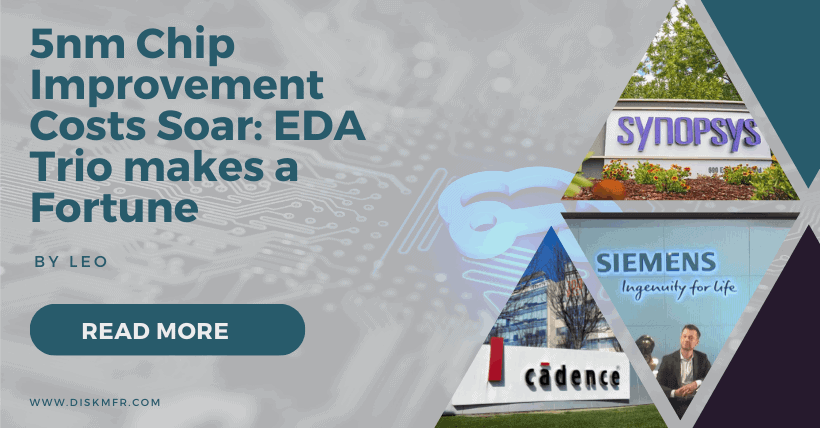 5nm chip improvement costs soar EDA trio makes a fortune