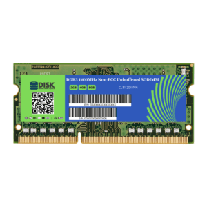 DiskMFR DDR3 1600MHz Non-ECC Unbuffered SODIMM