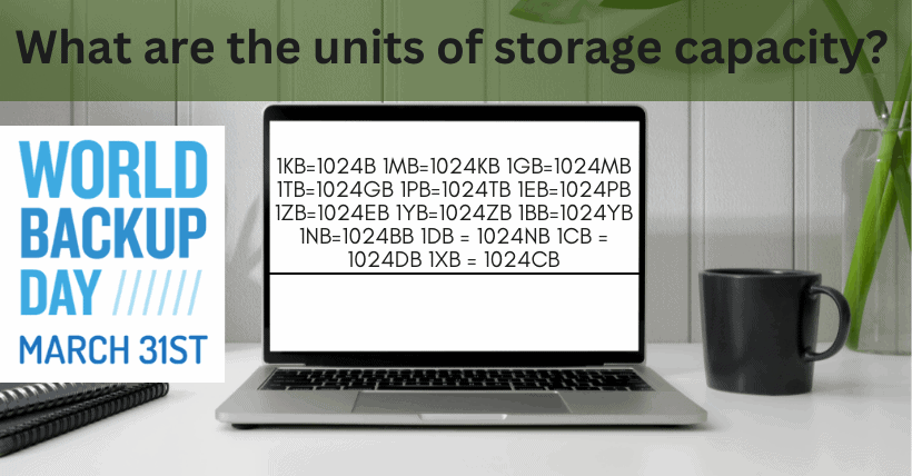 What are the units of storage capacity