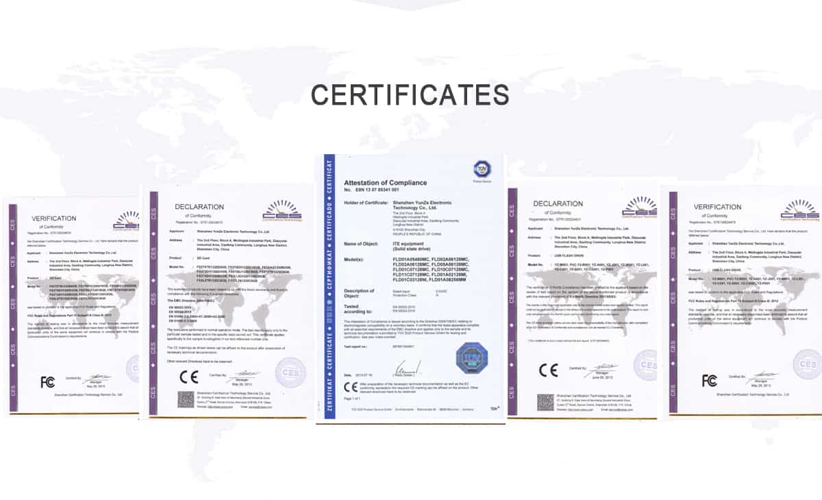 certifications