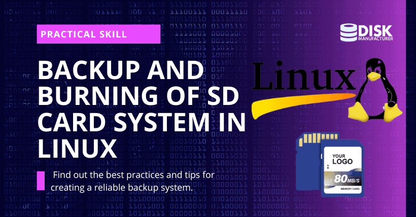 Backup and burning of SD card system in Linux environment