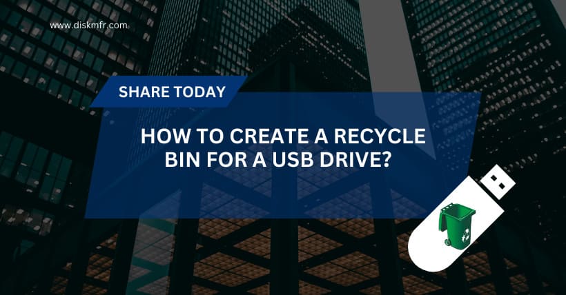 How to create a recycle bin for a USB drive？