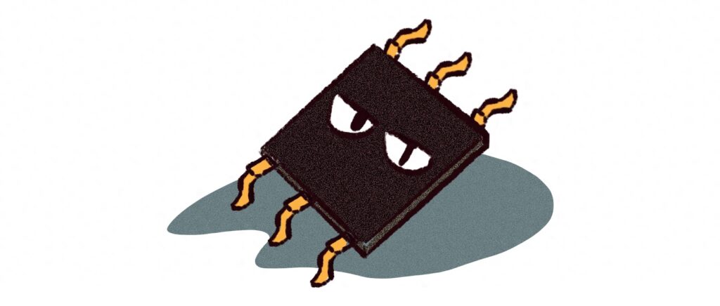 1. This is a regular chip