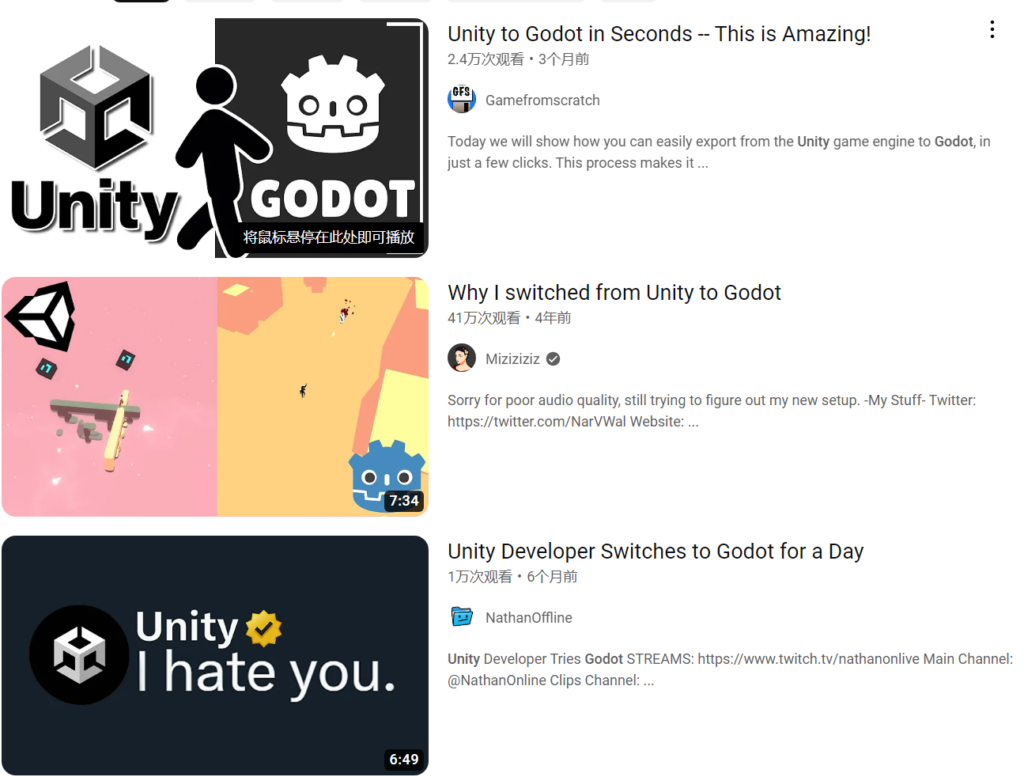 Unity to Godot