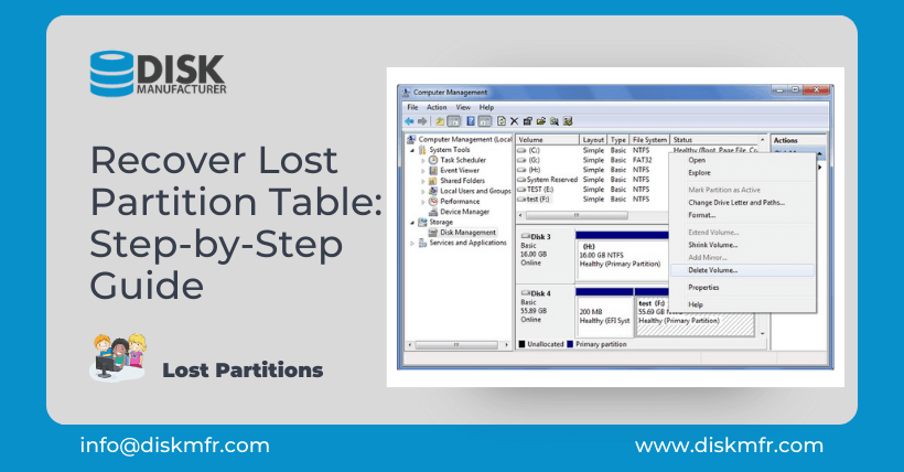 Recover Lost Partition Table Step-by-Step Guide