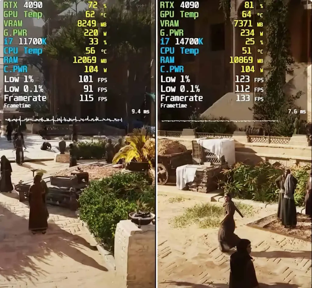 Assassin's Creed Valhalla for i7 11700K and i7 14700K
