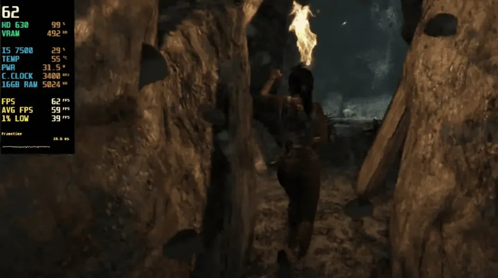Tomb Raider (2013) of Core i5-7500