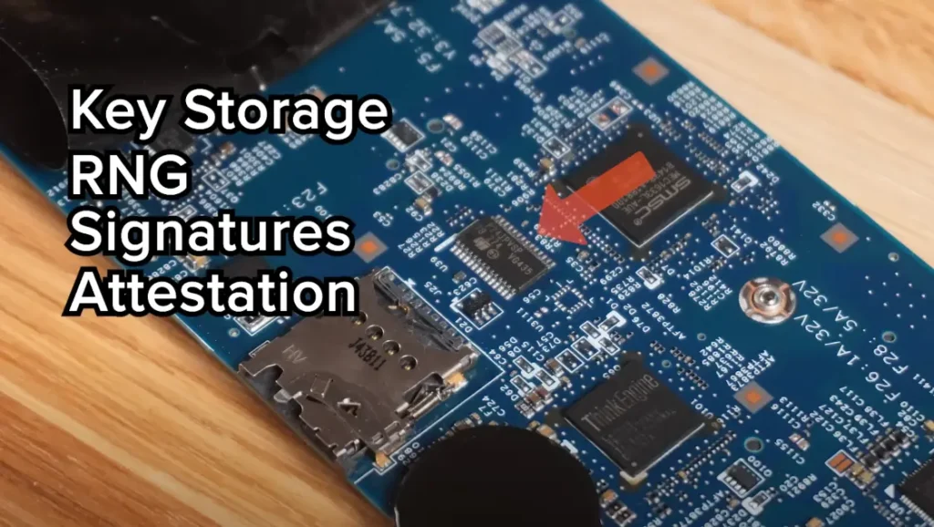 Key Storage RNG Signatures Attestation