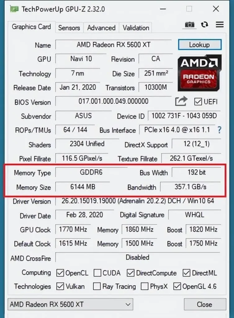 AMD Radeon RX 5600XT