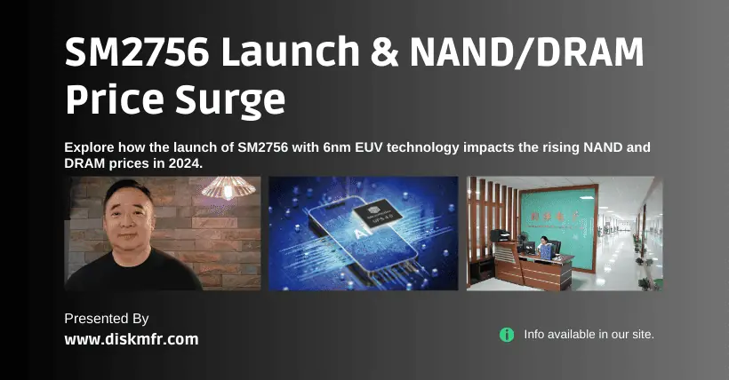 Tech Evolution SM2756 Launch & NANDDRAM Price Surge