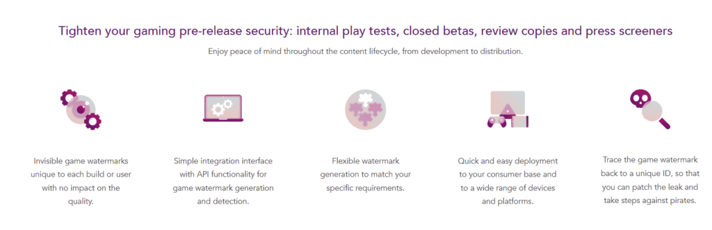 Tighten your gaming pre-release security. internal play tests, closed betas, review copies and press screeners