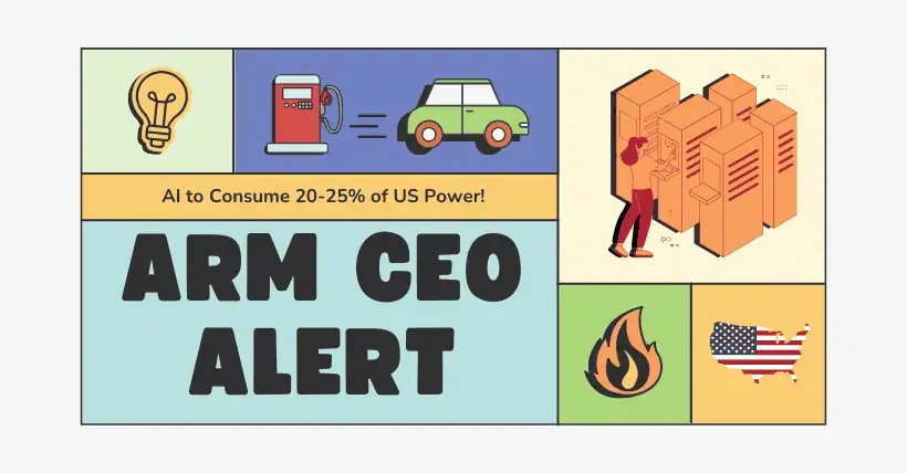 AI Data Centers Arm CEO Warns of Huge US Energy Use!