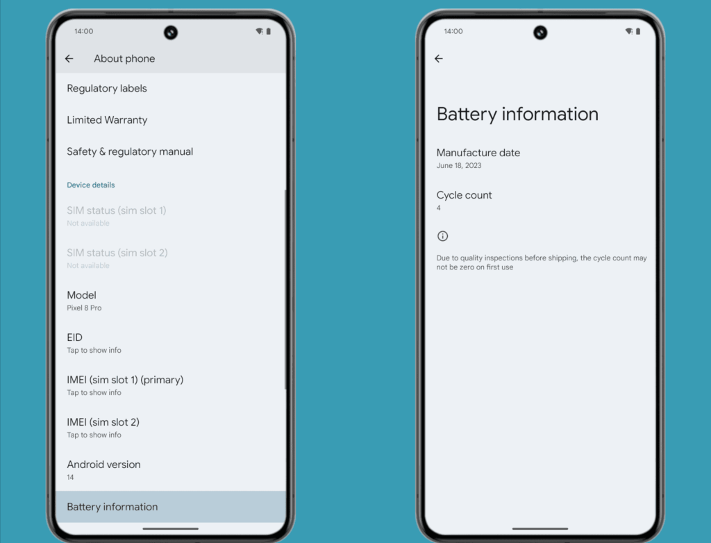 Android Battery Information
