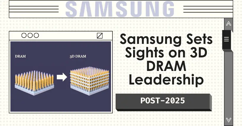 Samsung Sets Sights on 3D DRAM Leadership Post-2025