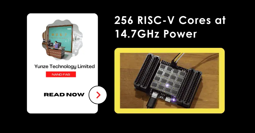 Mini Supercomputer 256 RISC-V Cores at 14.7GHz Power