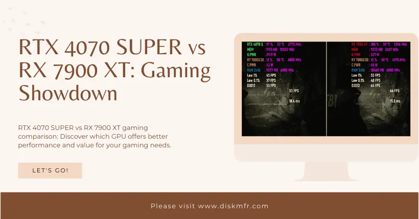 RTX 4070 SUPER vs RX 7900 XT: Gaming Showdown
