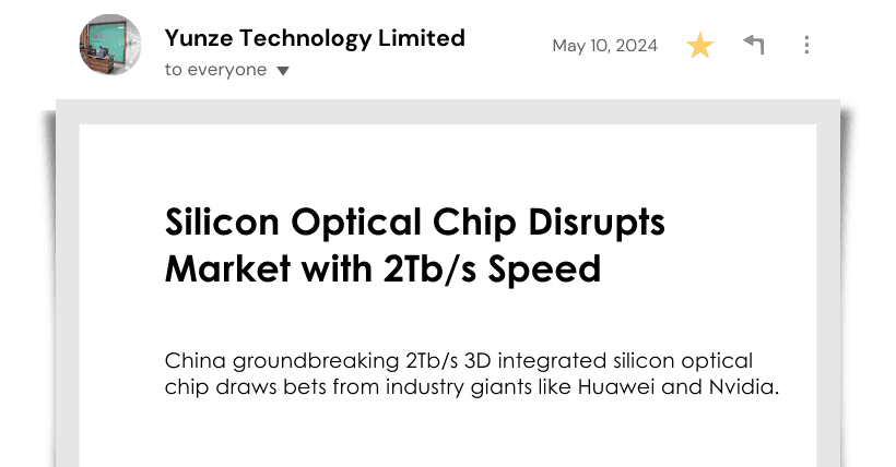 Silicon Optical Chip Disrupts Market with 2Tbs Speed