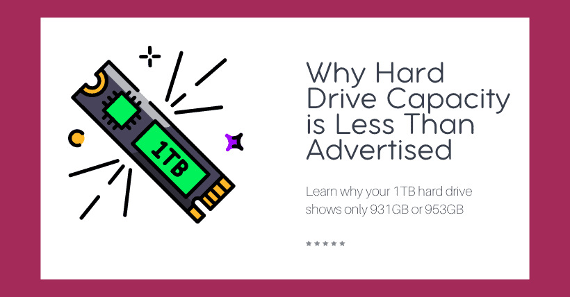 Why Hard Drive Capacity is Less Than Advertised