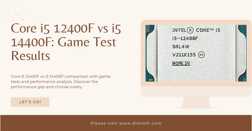 Core i5 12400F vs i5 14400F: Game Test Results