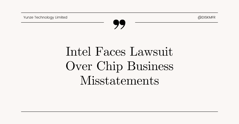 Intel Faces Lawsuit Over Chip Business Misstatements