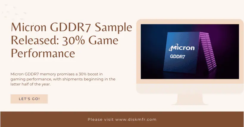 Micron GDDR7 Sample Released 30% Game Performance