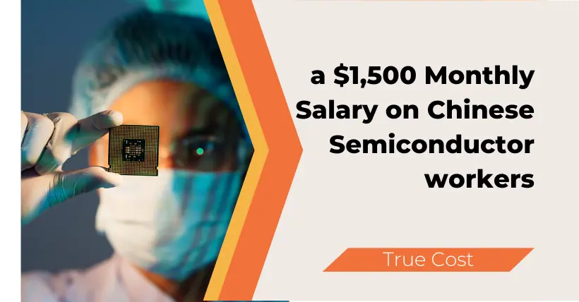 $1,500 Monthly Salary of Semiconductor Worker Costs in China