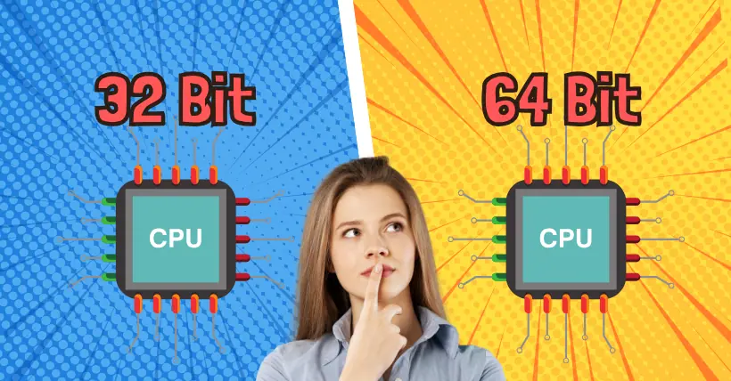 64 bit CPU vs 32 bit CPU: What’s the Performance Difference?