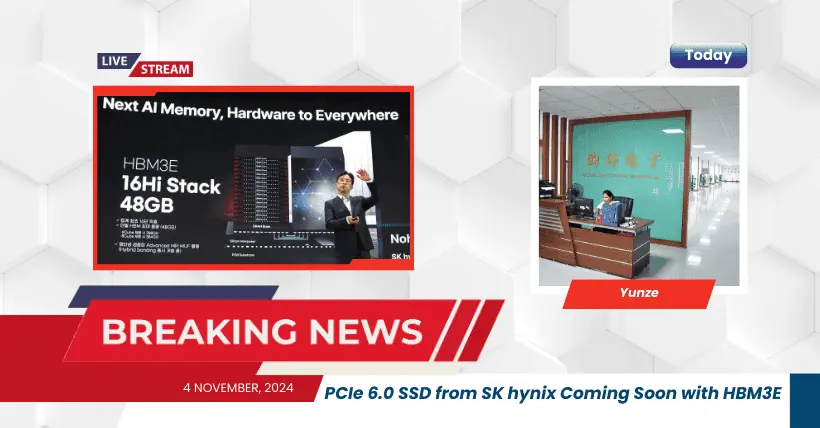 PCIe 6.0 SSD from SK hynix Coming Soon with HBM3E