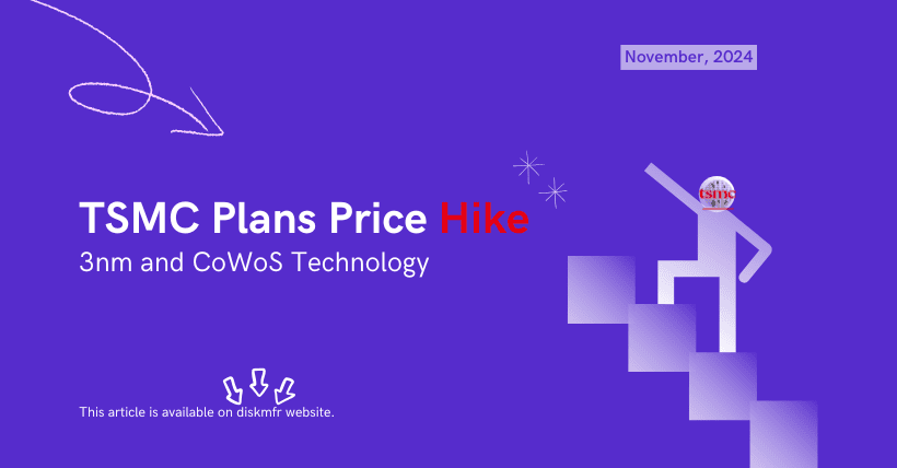 TSMC Plans Price Hike for 3nm and CoWoS Technology