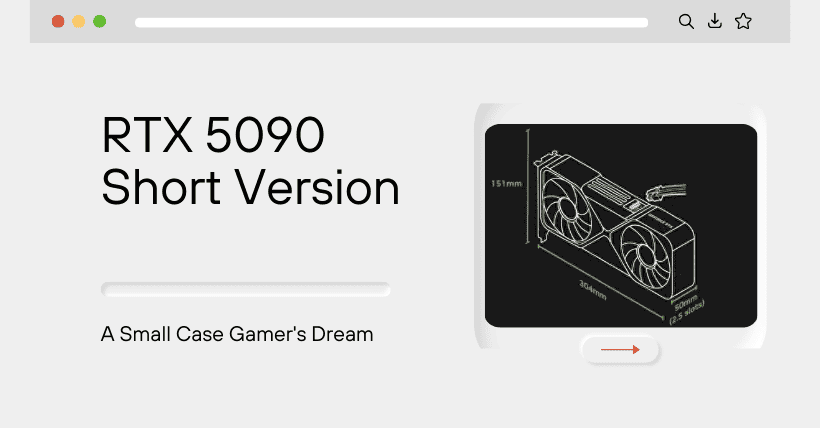RTX 5090 Short Version: A Small Case Gamer's Dream