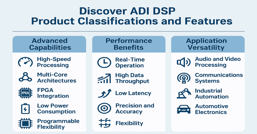 ADI DSP Product Lineup and Their Key Features