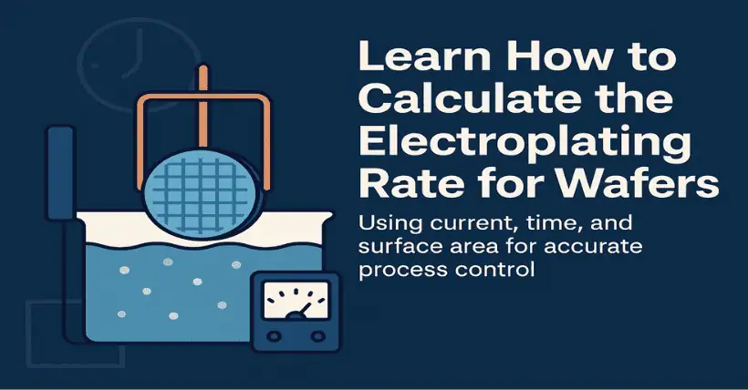 Step-by-Step Guide to Wafer Plating Rate Formula